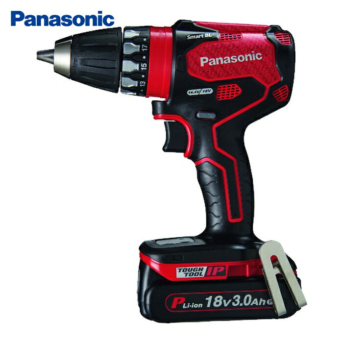 パナソニック Panasonic EZ74A3PN2G-R デュアル 18V3.0Ah 充電式ドリルドライバー 赤 (1台)|工具ランド いたわり館