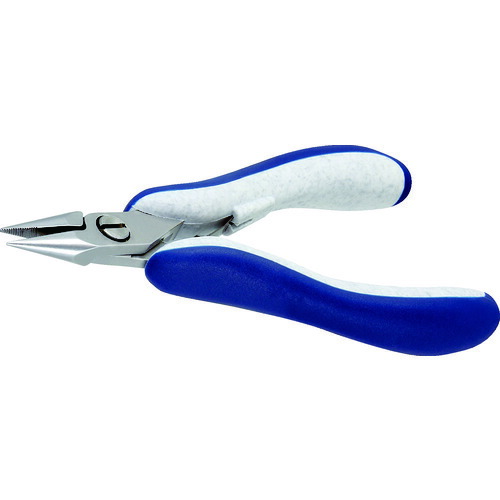 idealtek ES6022-CR-BG-IT ESD精密プライヤー 半丸 130mm ギザ付 (1丁)