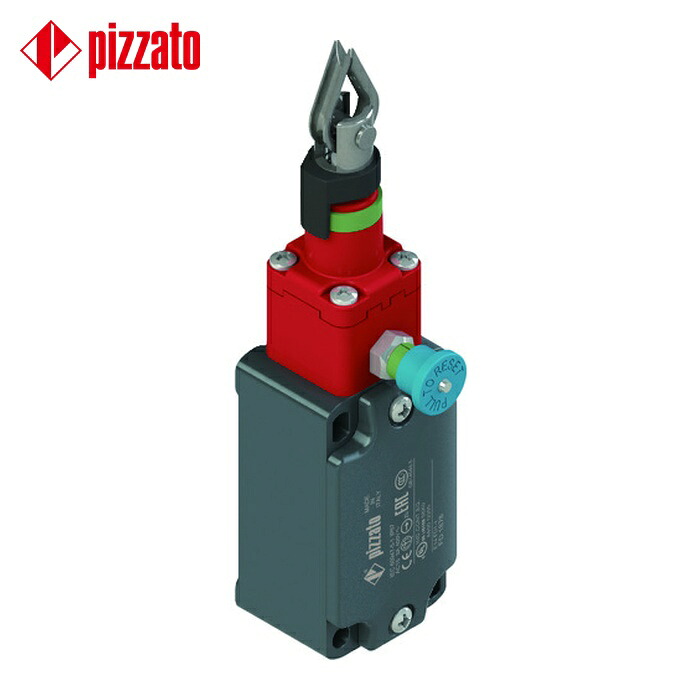 ピッツァート Pizzato FD2078 セーフティーロープスイッチ FDタイプ20 縦型ヘッド リセット機能付き (1個)