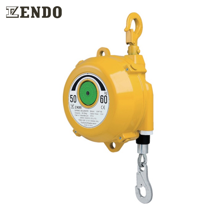 ENDO 遠藤工業 EWF-60 スプリングバランサー EWF-60 50~60Kg 1.5m (1台)