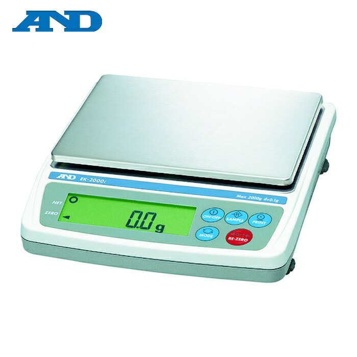 A&D エーアンドディ EK2000I パーソナル電子天びん0.1g/2000g (1台)