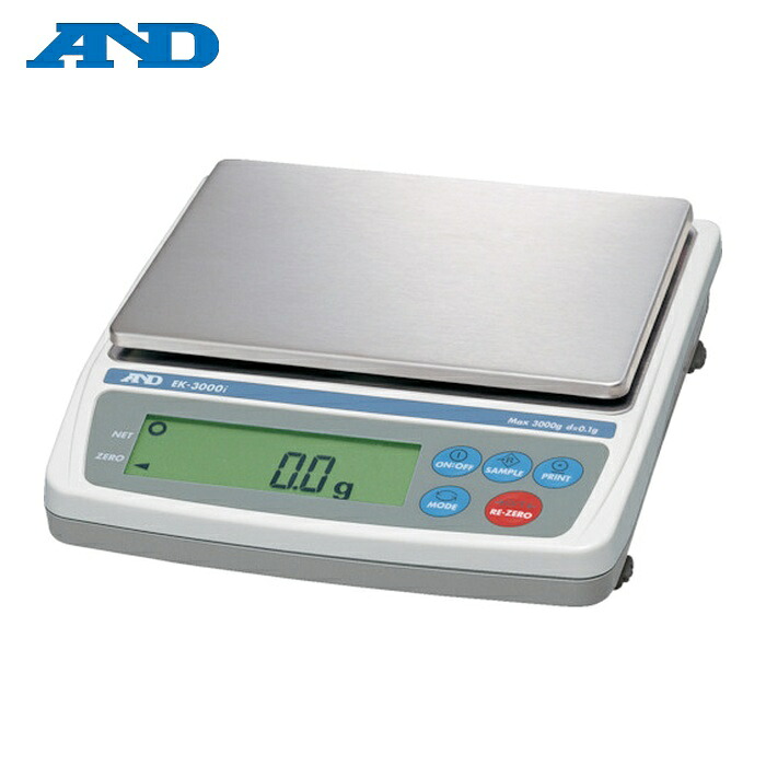 A&D エーアンドディ EK3000I パーソナル電子天びん0.1g/3000g (1台)