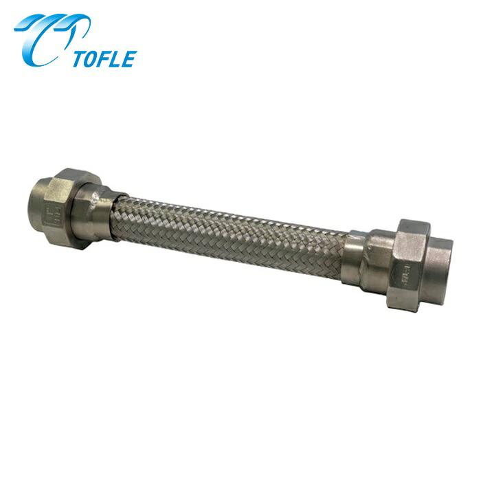 トーフレ TOFLE FTAP-1132-300-SUSE FTAP ユニオン溶接型フレキ(フッ素樹脂パッキン付) 継手ステンレス 32AX300L (1本)