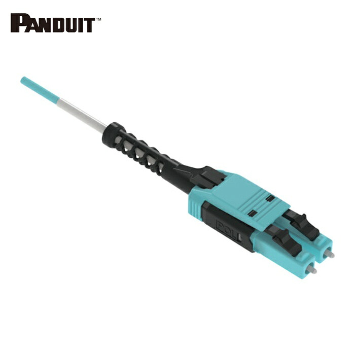 パンドウイット PANDUIT FS2RLU1U1NNM001 OptiーCore[[TM上]]LC Uniboot ファイバーパッチコード 超低損失タイプ OM4+ 両端PC研磨 難燃性:LSZH アクア 1M (1本)