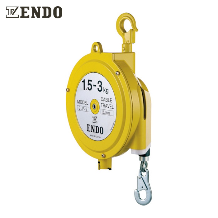 ENDO 遠藤工業 ELF-3 スプリングバランサー ELF-3 1.5~3.0kg 2.5m (1台)