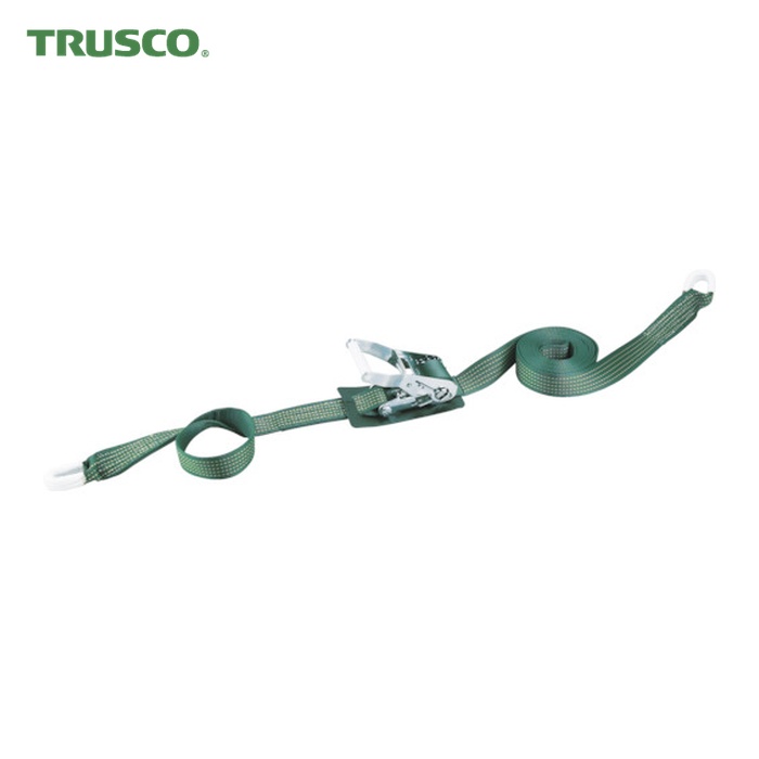 トラスコ TRUSCO 強力型ベルト荷締機 SUS金具 38mm幅 400kg Jフック (1台) GX38S-400J