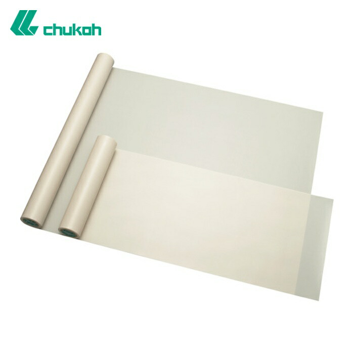 返り咲き化成実業 chukoh フッ素脂布切れ FGF-400-6 0.115t×500w×10m (1巻) FGF-400-6-500W