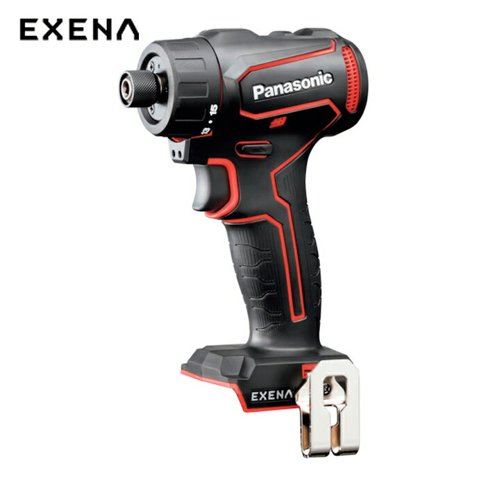 パナソニック EXENA EZ1D32X-R 充電ドリルドライバー ビットタイプ(赤)(本体のみ) (1台)