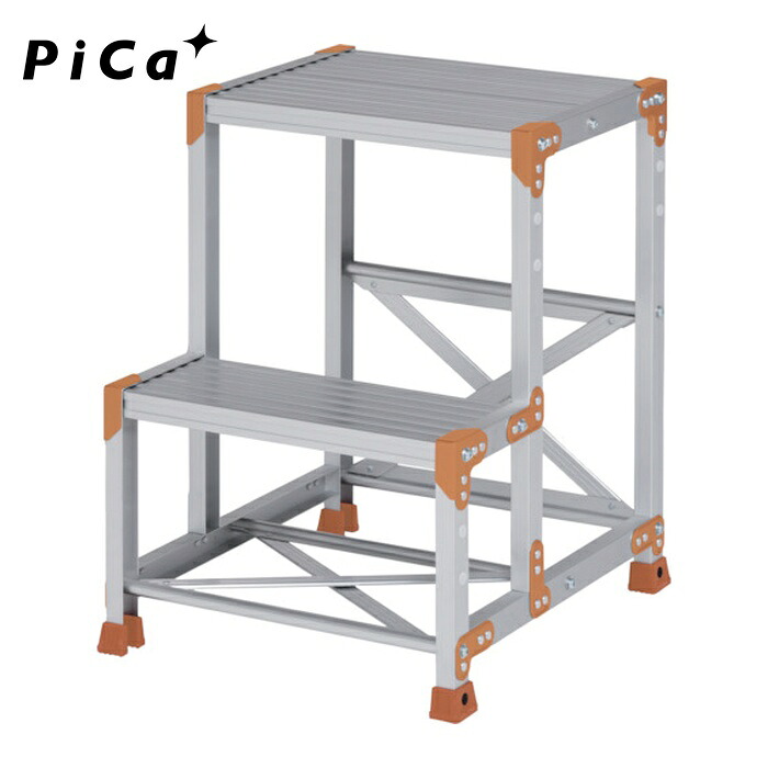 ピカ Pica FGN-2570 作業台 FGN型 2段W500×D400×H700 (1台)|工具ランド いたわり館