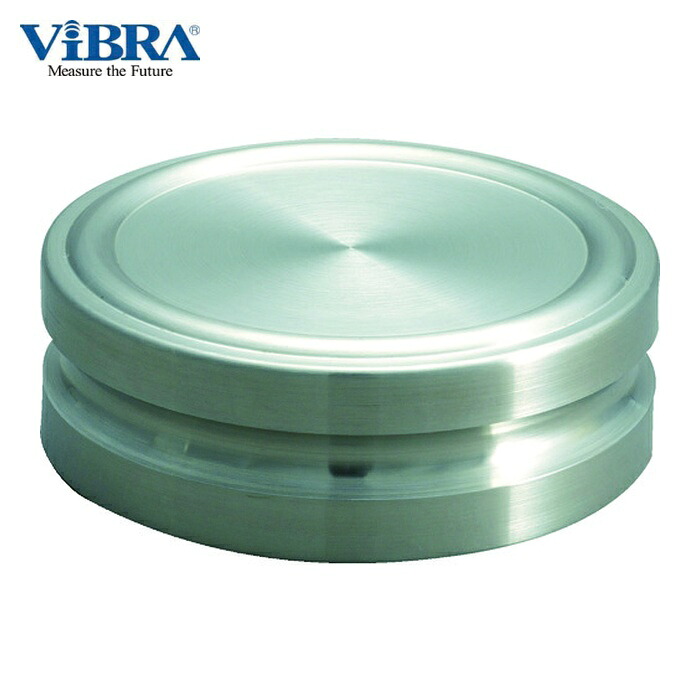 VIBRA 新光電子 F2DS-1K F2DS-1K 円盤分銅 1kg F2級(非磁性ステンレス) (1個)