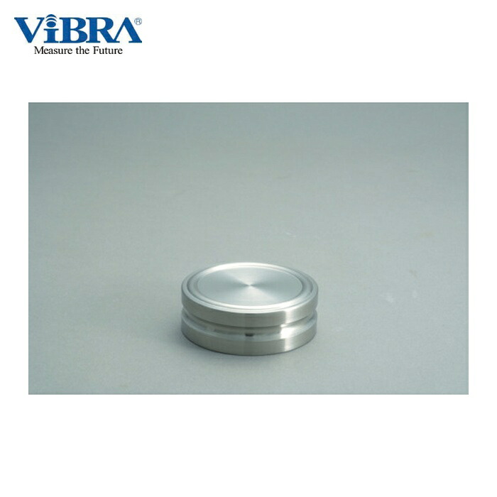 VIBRA 新光電子 F2DS-500G F2DS-500G 円盤分銅 500g F2級(非磁性ステンレス) (1個)