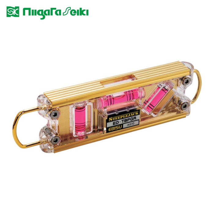 SK 新潟精機 ED-TBPGR 水平器 鳶レベルPRO ゴールド (1個)