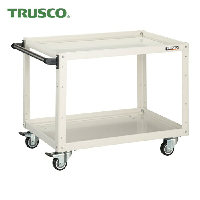 トラスコ TRUSCO ツールワゴン イーグルワゴン 750&times;500&times;H600 ウレタン4輪自在 ホワイト (1台) EGW-672UJ-W｜工具ランド　いたわり館