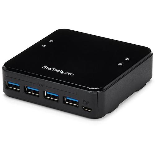 StarTech HBS304A24A USBハブ/USB 3.0/USB周辺機器共有スイッチ/パソコン4台対応 (1箱)