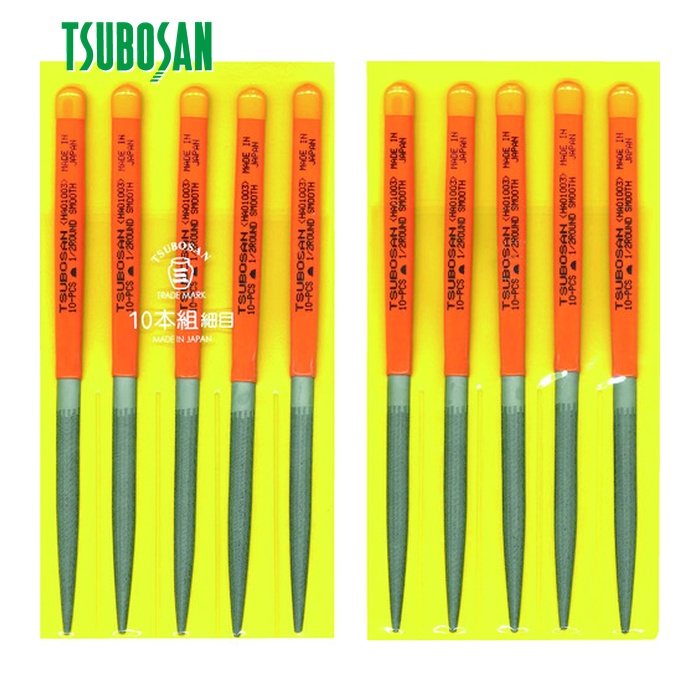 ツボサン TSUBOSAN HA010-03 組ヤスリ 10本組 半丸 細目 (1S)｜工具ランド　いたわり館