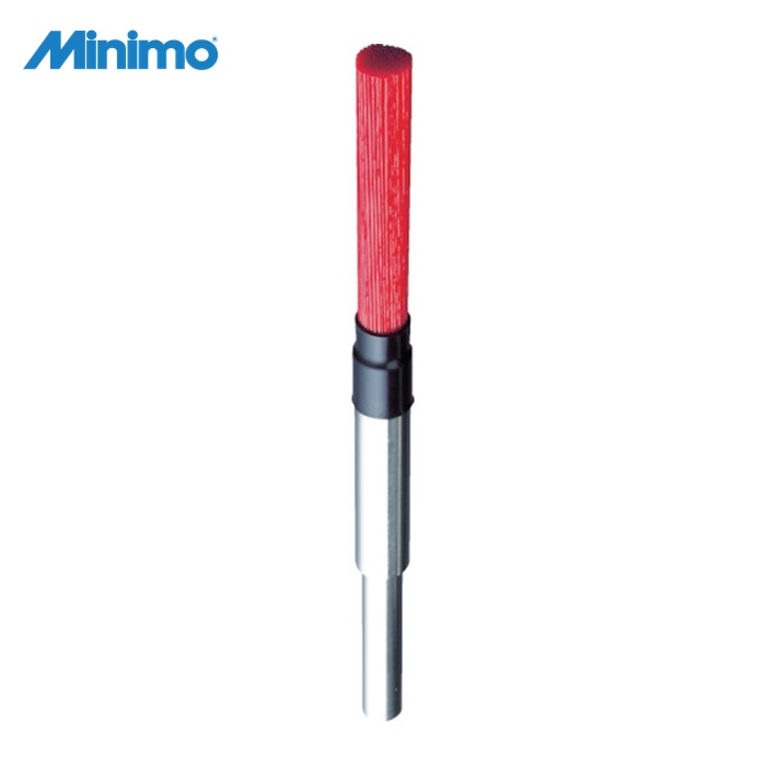 ミニター Minimo FD3031 軸付エンド型ブラシ ファイバーブラシ ロング 粒度#1000 外径Φ3 (1本)