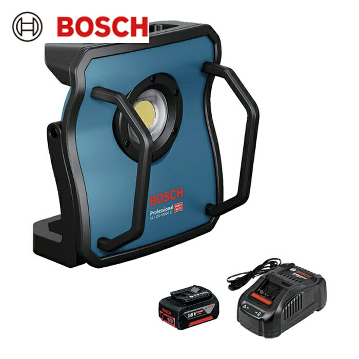 ボッシュ 18VコードレスライトLED+バッテリー充電器セット (1S) GLI18V-10000CSET|工具ランド いたわり館