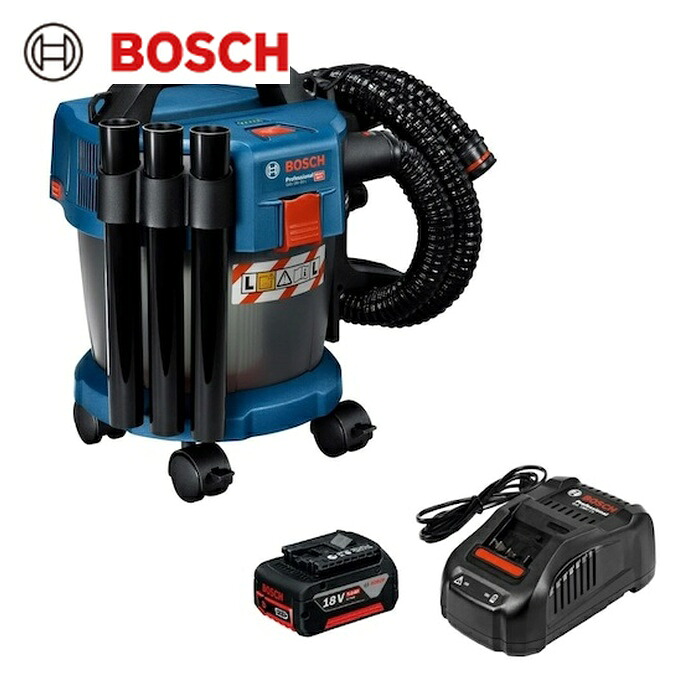 ボッシュ 18Vコードレスマルチクリーナー+蓄電池申し受ける器仕掛ける (1S) GAS18V-10LPHSET