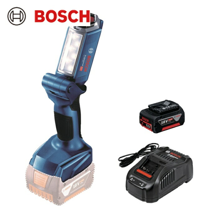 ボッシュ 18Vコードレスともし火LED+蓄電池申し受ける器仕掛ける (1S) GLI18V-300SET