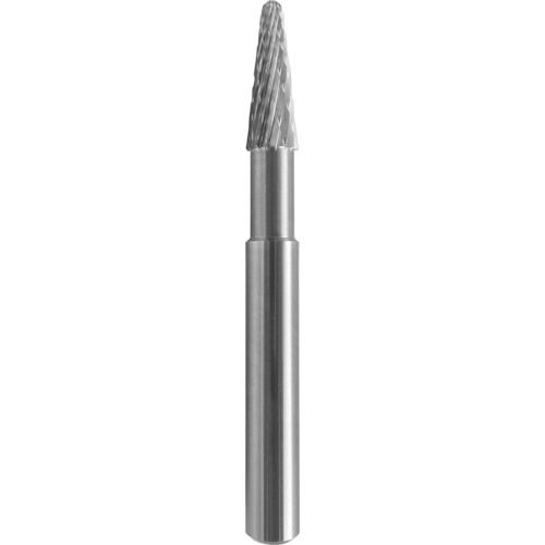 オナーロイ 超硬バー テーパ先丸型 軸径6mm 刃径6mm (1本) ED06