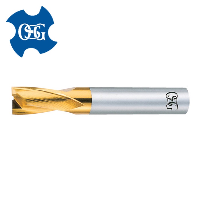 OSG オーエスジー EX-TIN-EKD-OL1-13 ハイススクエアエンドミル TiNコート2刃キー溝用 刃径13mm シャンク径12mm 81673 (1本)