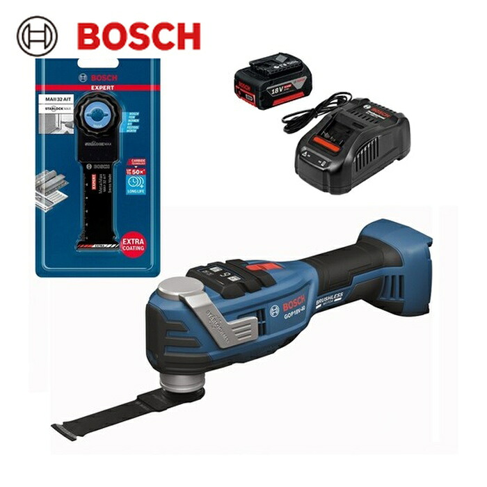ボッシュ コードレスマルチツール 18V MAII32AITセット (1S) GMF18V-40HSET+MAII32