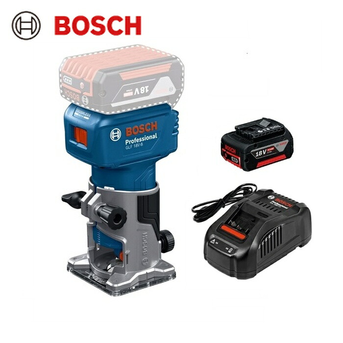 ボッシュ 18Vコードレストリマー+バッテリー充電器セット (1台) GLF18V-8SET
