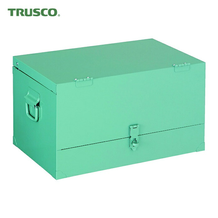 トラスコ TRUSCO 中型車載用前扉付工具箱 中皿なし 500X330X280 (1台) F-502｜工具ランド　いたわり館