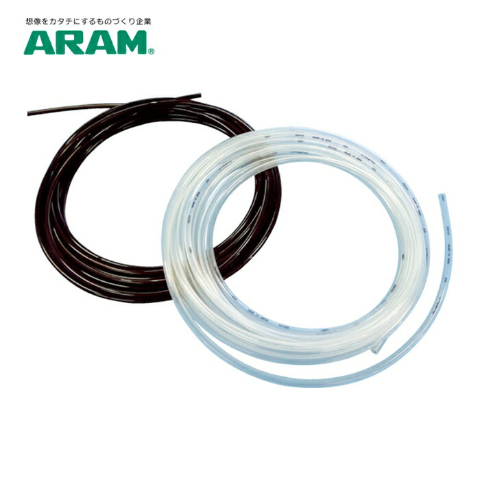 アラム ARAM FU-4X6X20M フッ素脂熱電子管 ARAMECFU熱電子管 (1512-03) 20m 澄み切った 口径4×外径6粍 (1巻)