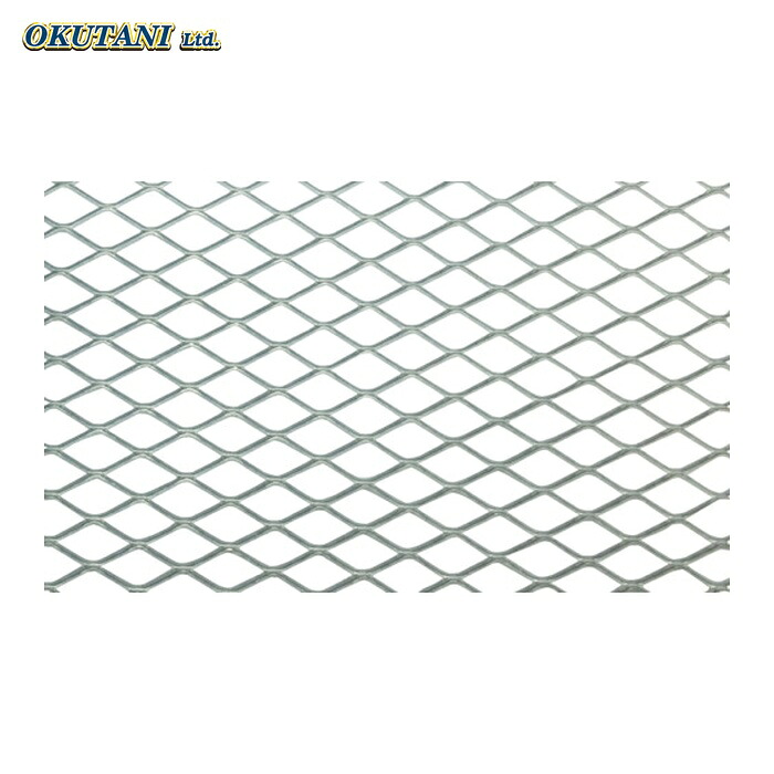 OKUTANI 奥谷金網 アルミエキスパンドメタル 1.5T×SW16/LW32 1000×1000 (1枚) EX-AL-T1.5SW16LW32-1000X1000