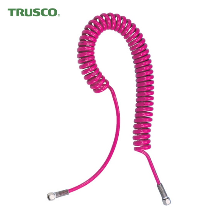 トラスコ TRUSCO ハイパワーコイルホース高圧用 2.0MPa 5.7m (1本) HPC-7