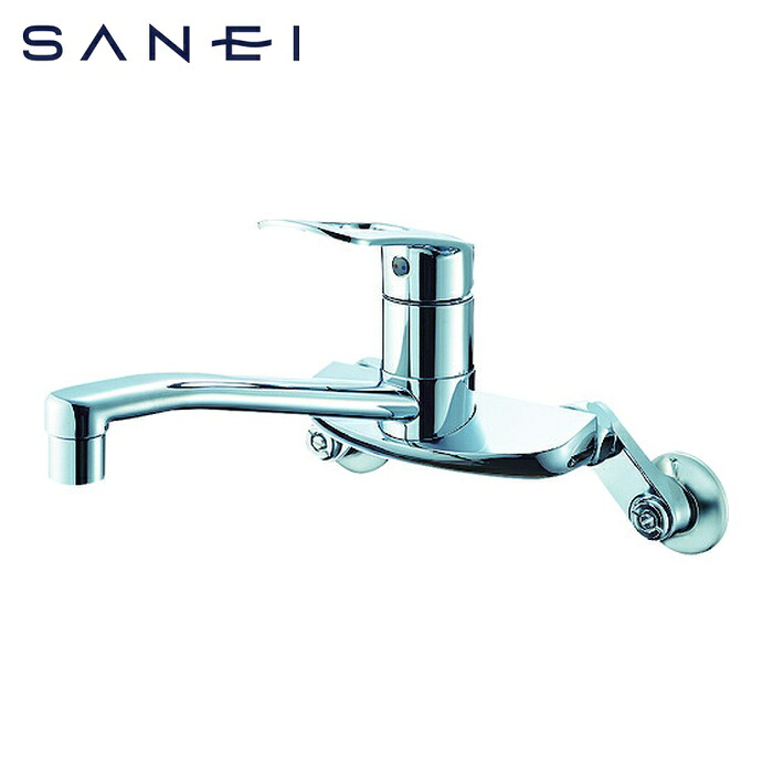 SANEI 三栄水栓 K2710E-13 シングル混合栓 キッチン用 エコ 節約 泡沫吐水 (1台)｜工具ランド　いたわり館