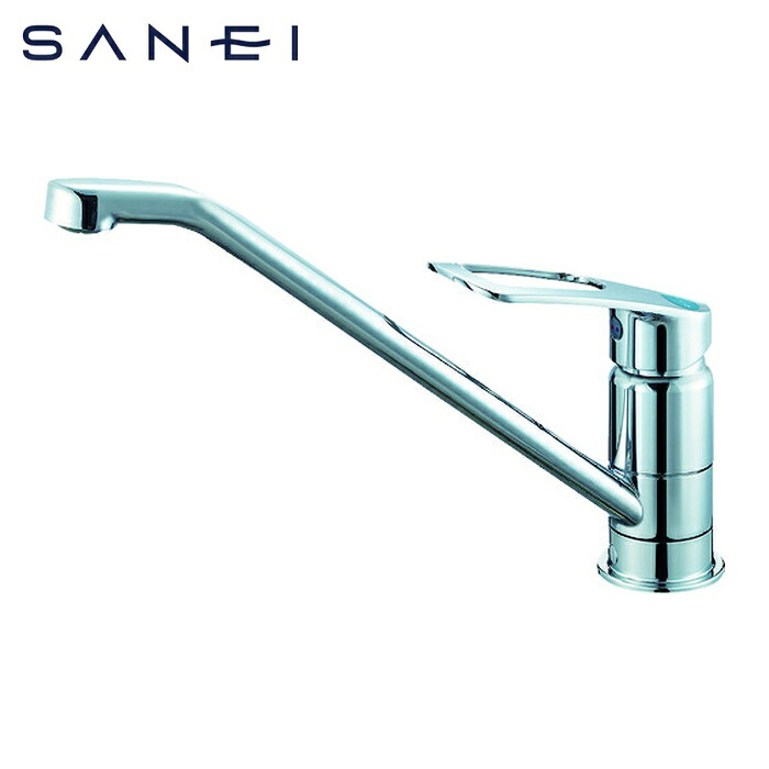 SANEI 三栄水栓 K87110ETJV-13 シングルワンホール混合栓 エコ 取付穴径35~39mm 日本製 (1台)|工具ランド いたわり館