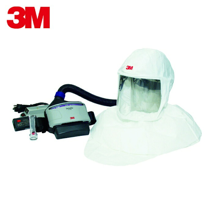 3M スリーエム バーサフロー[[TM上]] 電動ファン付き呼吸用保護具 JTRS-657J+ (1S) JTRS-657JPLUS 104,000円