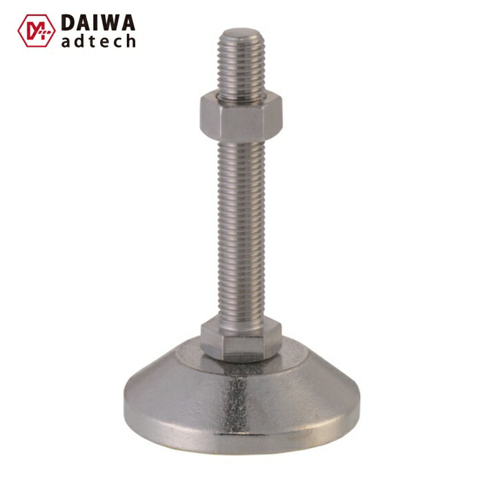 ダイ和アドテック HW-16-200S アジャスターボルト(ステンレス) 重量用 大径受皿(φ80)タイプ (1個)