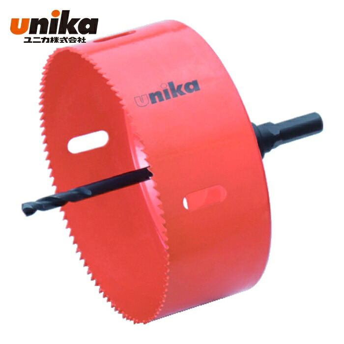 ユニカ unika HSDL-100ST ハイスホールソー ダウンライト用 100mm ストレートシャンク (1本)