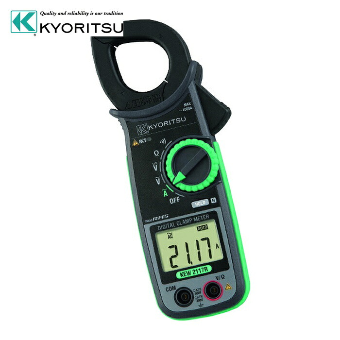 共立明かり表示計器 KEW2117R 2117R 遣り取り電流価値付ける用クランプメータ (1台)
