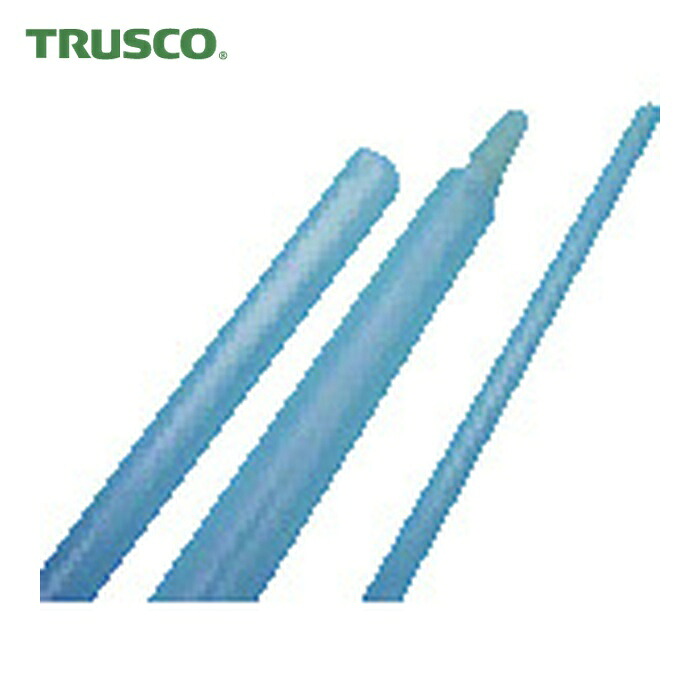 トラスコ TRUSCO 耐熱150℃収縮チューブ 収縮前内径6.4mm 長さ1m 10本入 透明 (1袋) HR150-6.4T