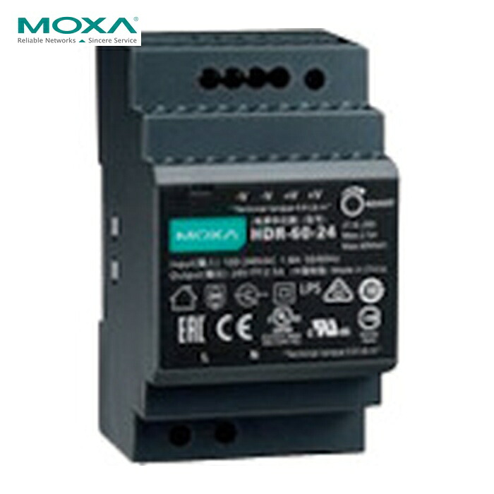 MOXA HDR-60-24 HDR&mdash;60&mdash;24 (1個)｜工具ランド　いたわり館