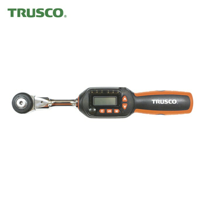 トラスコ TRUSCO ヘッド交換式ラチェットデジタルトルクレンチ 差込角9.5mm 17~85Nm (1個) HDT3-085C