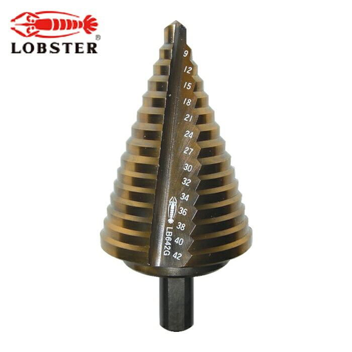 エビ ロブテックス LB642G ステージドリル Tinコーティング 15段 軸径10mm 6-42 (1本) 16,303円