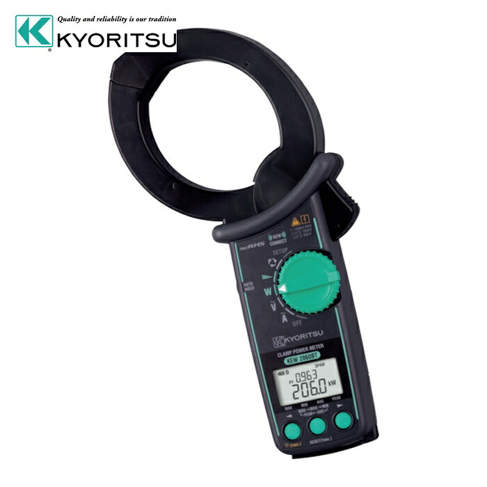 共立電気計器 KEW2060BT クランプパワーメータ(Bluetooth通信機能搭載) (1台)