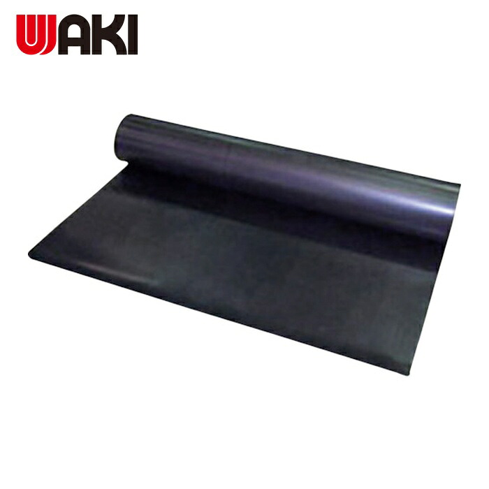 和気産業 WAKI 上質耐油性ゴム 長巻 1×1000×5M (1巻) IN-120-6-K-1-5