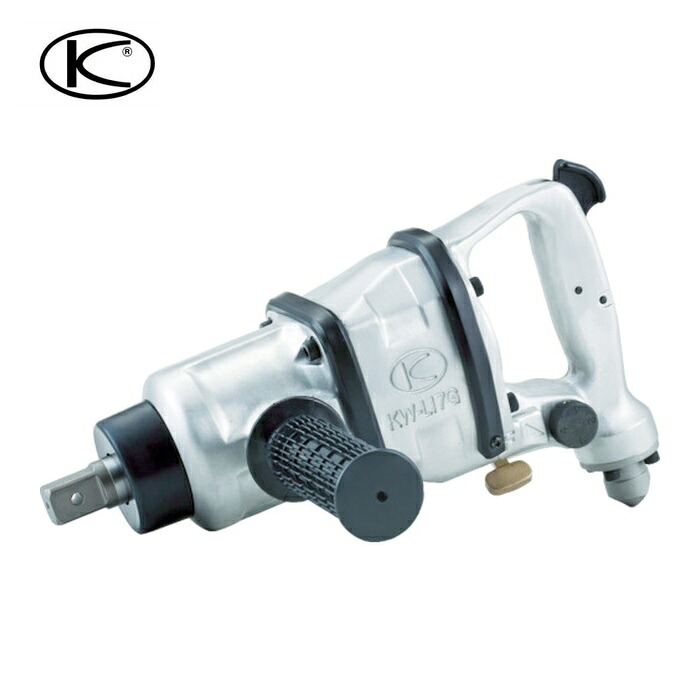 空研 KW-L17G 3/4inSQ油絵の具2階建てバス中型エアインパクトレンチ(19粍角) KW-L17G (1台)
