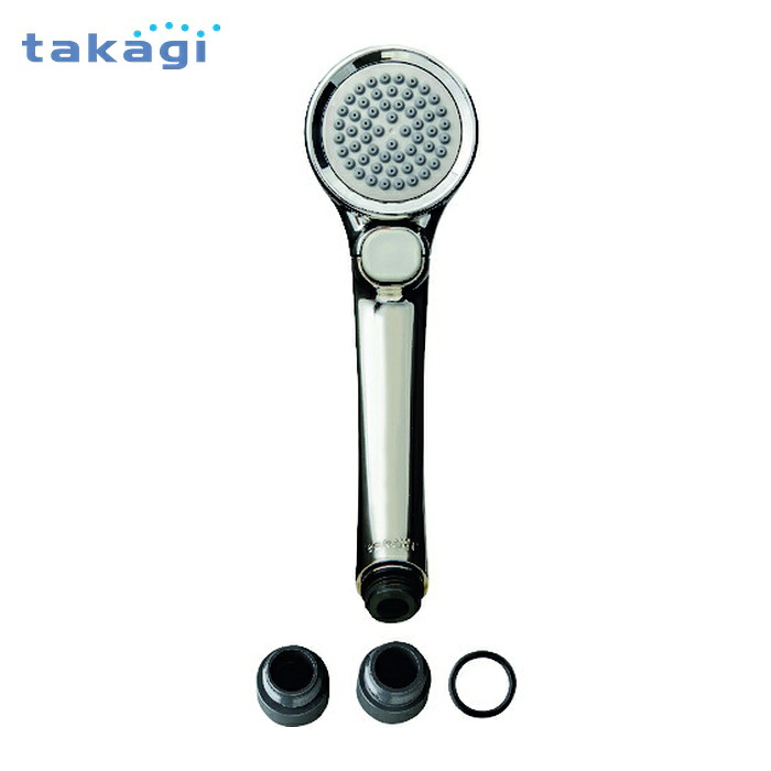 タカギ シャワーヘッド メタリックエアビートシャワピタ (1個) JSB025BM