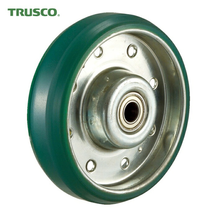トラスコ TRUSCO キャスター ハイテンプレス製ウレタン車輪のみ φ150 (1個) HTUW-150