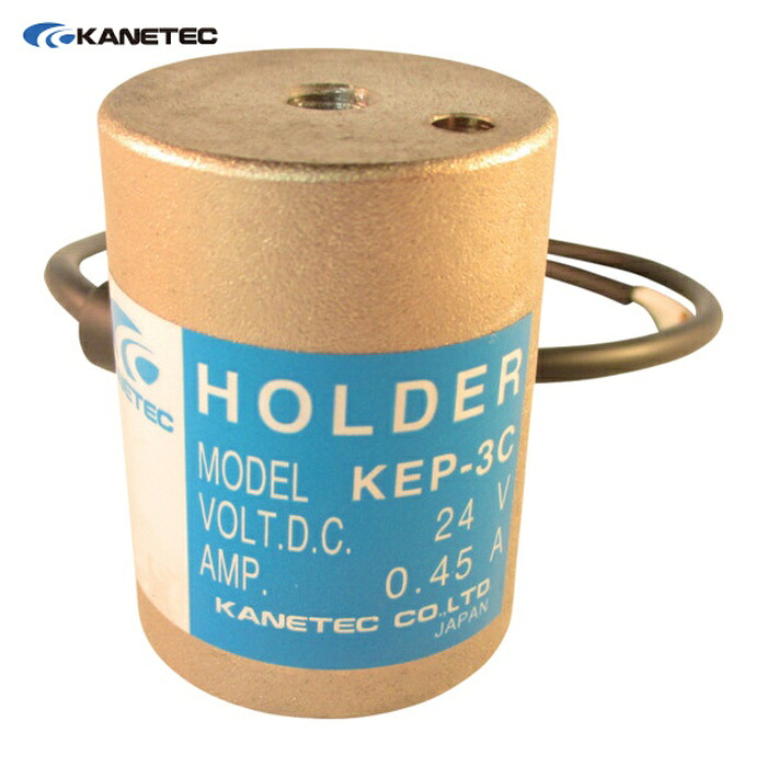 カネテック KANETEC KEP-9C 円形永電磁ホルダ 径90mm×高さ60mm (1台)