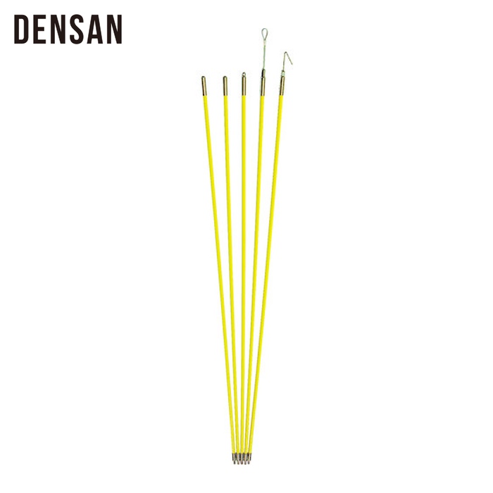 デンサン DENSAN JF-7550 有線テレビ引っ張ること具 合わせ目魚釣りはやりっ子Jr. 極点長さ1m 極点径7.5粍 極点数5本 (1S)