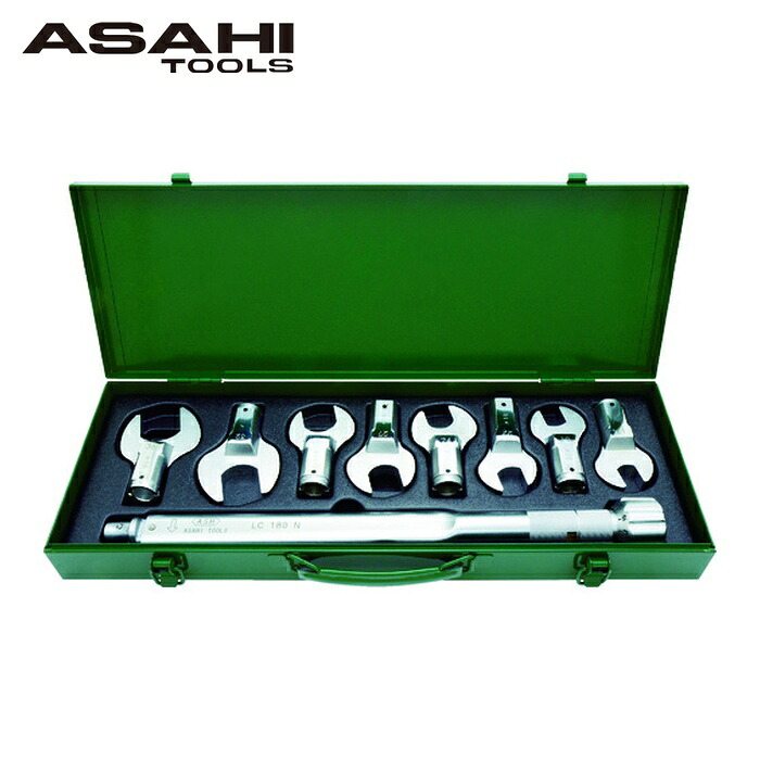 旭金属工業 ASH LCS4000 トルクレンチスパナヘッドセットLC180N+17-36mm (1S)｜工具ランド　いたわり館