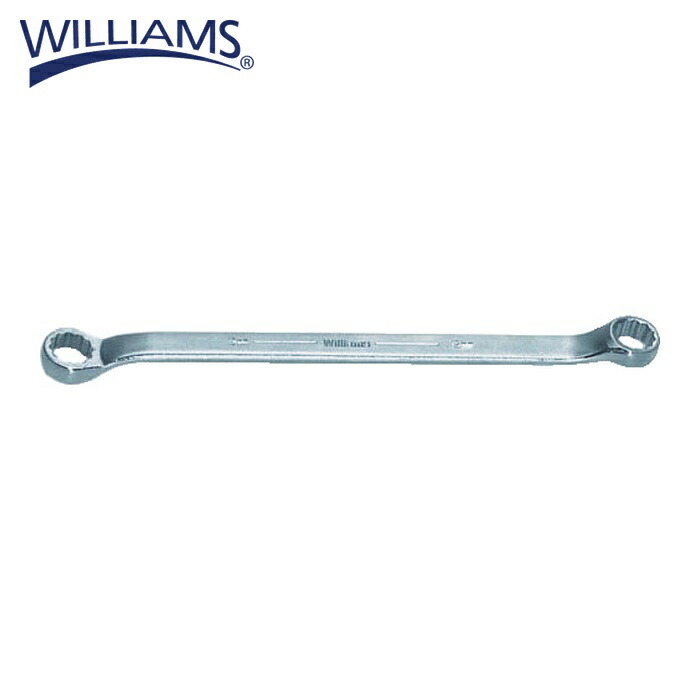 WILLIAMS ウィリアムズ JHWBWM-2427 両口めがね鍵 10度オフセット 12角 対辺大きさ24×27粍 (1丁)